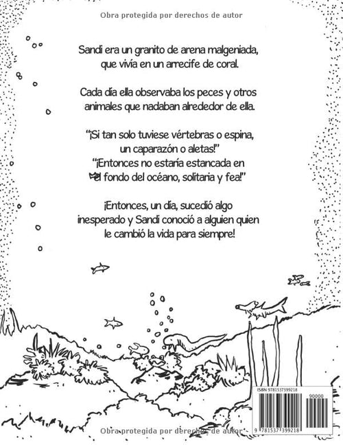 (Coloring Book) Las Aventuras de Sandi y Clammy (Spanish Edition)