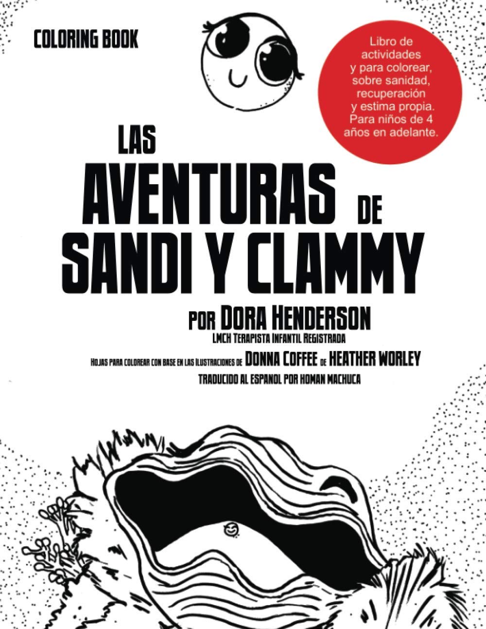 (Coloring Book) Las Aventuras de Sandi y Clammy (Spanish Edition)